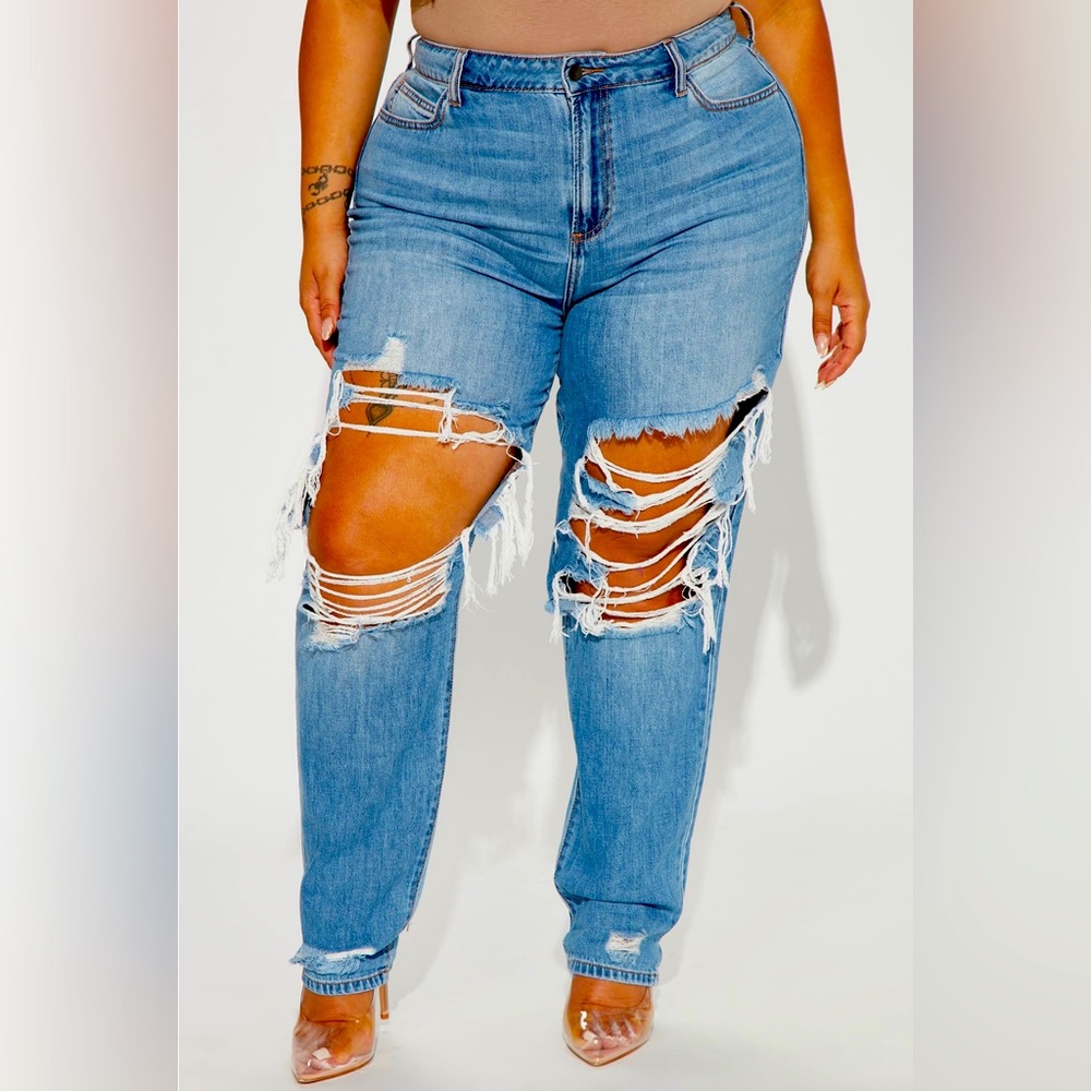 Tall Jax Distressed Jeans